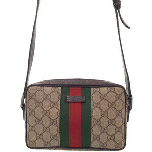 Gucci Sherry Line GG Crossbody Bag Brown